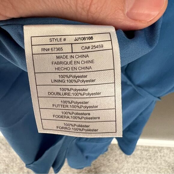 NWT Revolve x Jack by BB Dakota Almost Wrapped Dress in Sea Blue | Size 8 - Picture 7 of 11